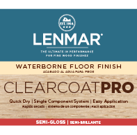 ClearCoat PRO Waterborne Floor Finish - Semi-Gloss 1PR.306